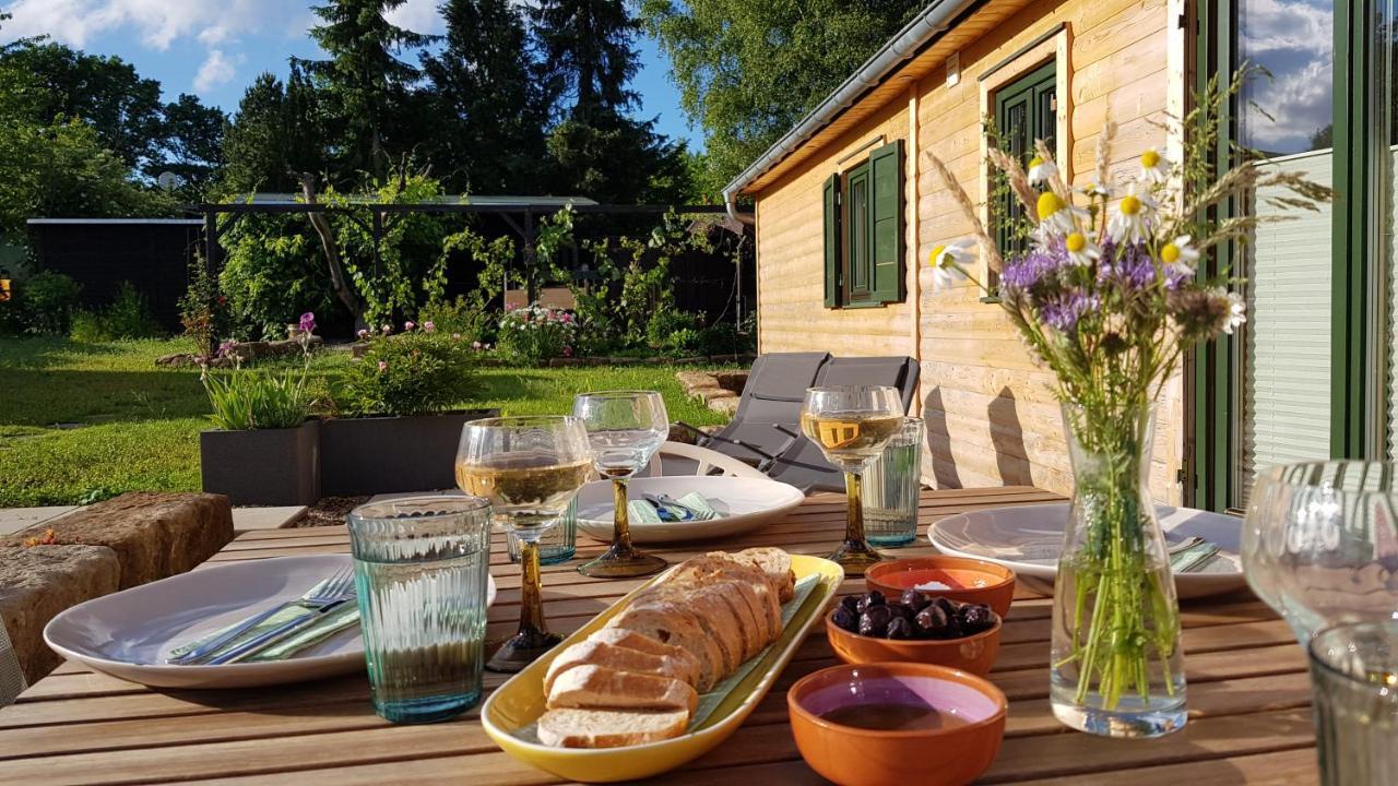 Chalet "Waldhauszeit" Am See Mücke Buitenkant foto